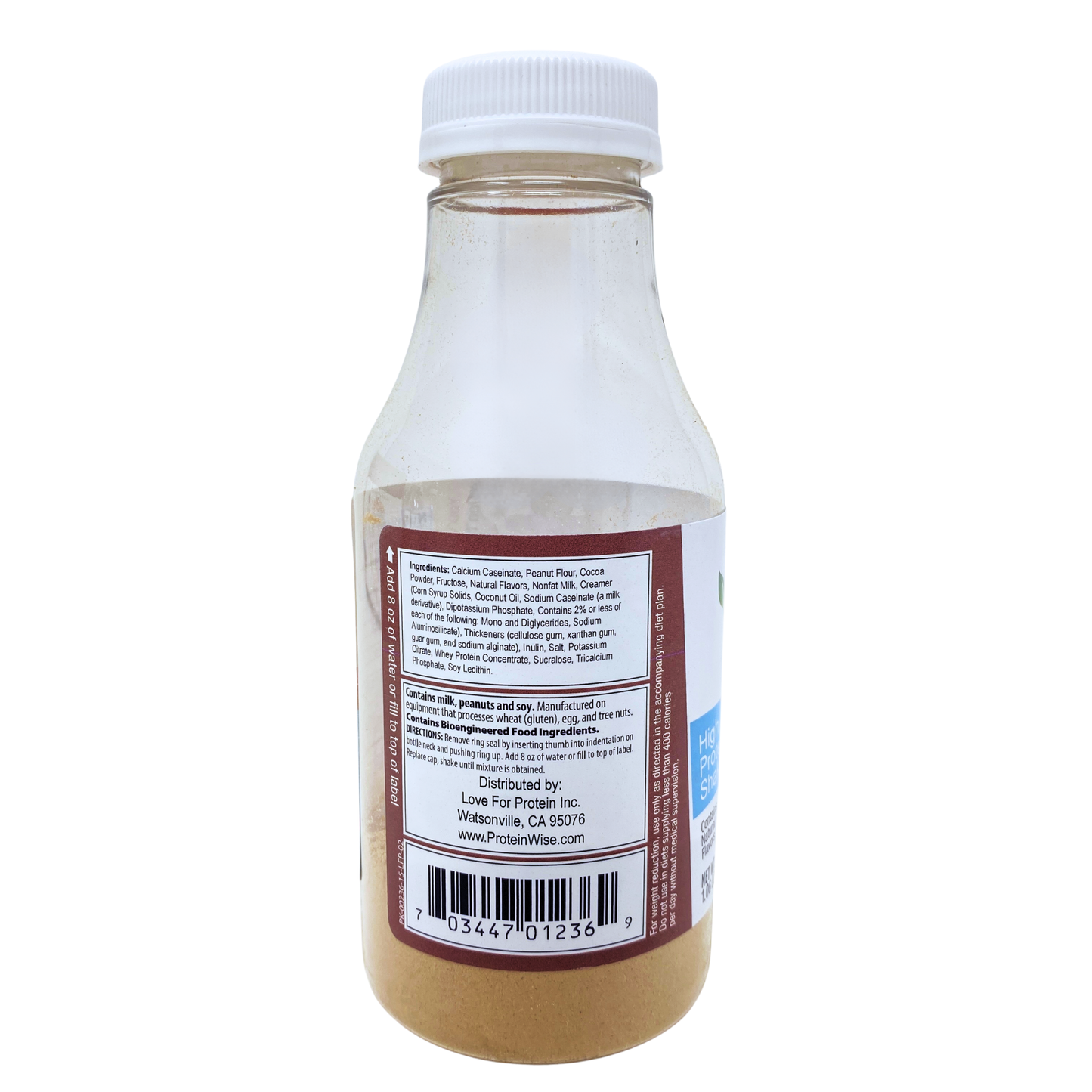 ProteinWise - Instant Protein Drink  - Chocolate Peanut Butter - Single Bottle
