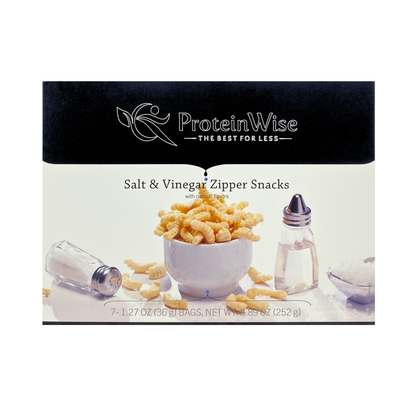 ProteinWise - Salt & Vinegar Zipper Snacks - 7/Box