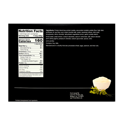 ProteinWise - Sour Cream & Fine Herb Zipper Snacks - 7/Box