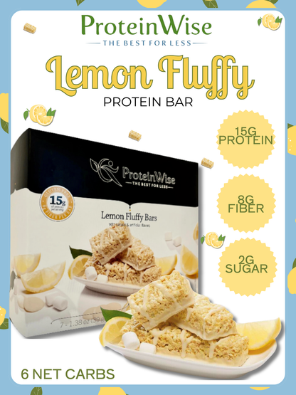 Proteinwise - Lemon Fluffy Protein Bar - 7/Box