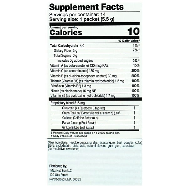 Doctors Designs - BioFix Thermogenic Antioxidant Energy Drink Mix - Berry - 14/Box