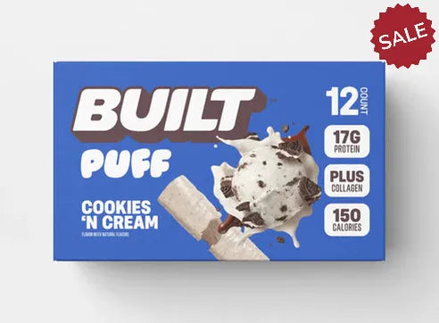 Built High Protein Puff - Cookies 'N Cream - 12/Box