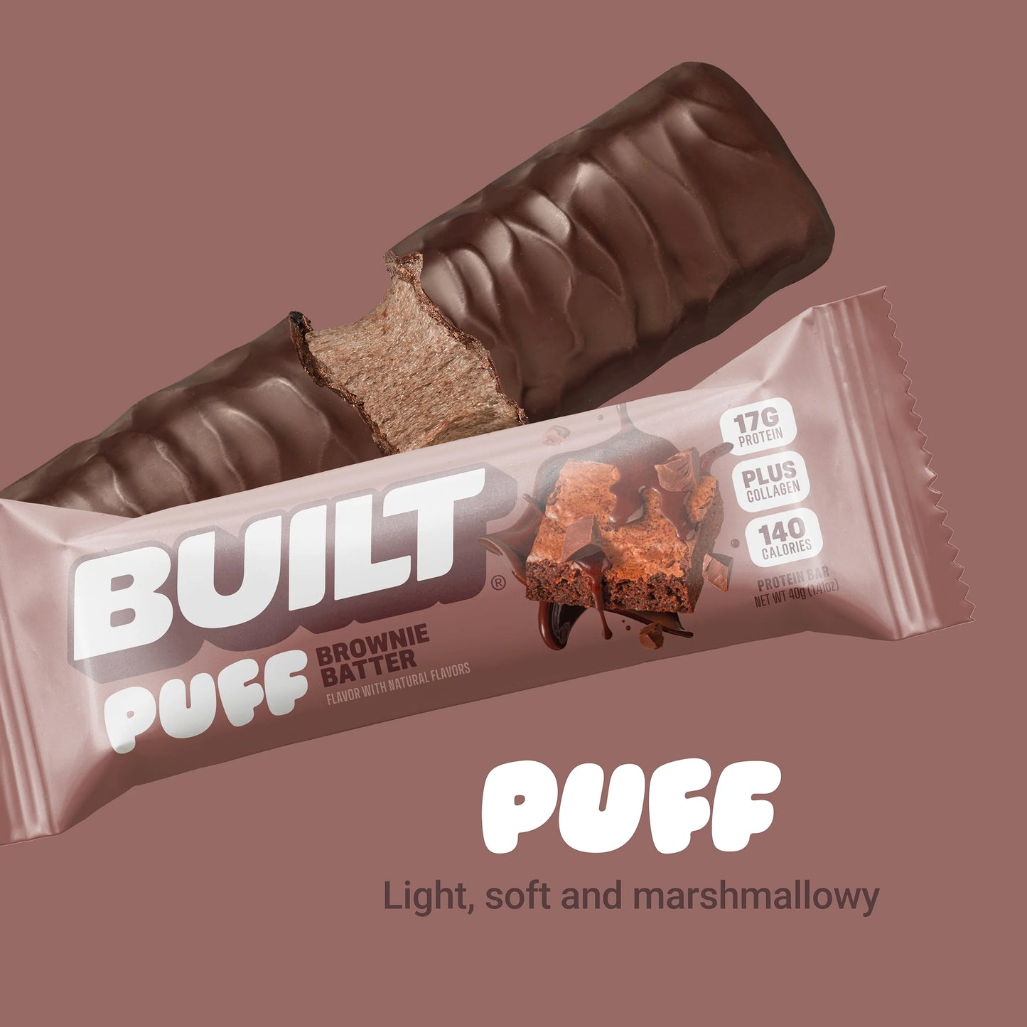Built High Protein Puff - Brownie Batter - 1 Bar