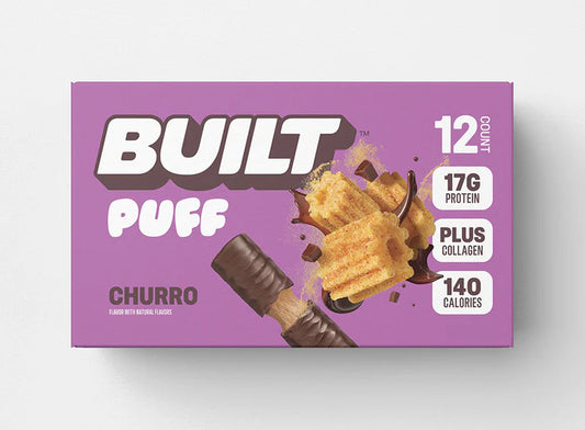 Built High Protein Puff - Churro - 12/Box