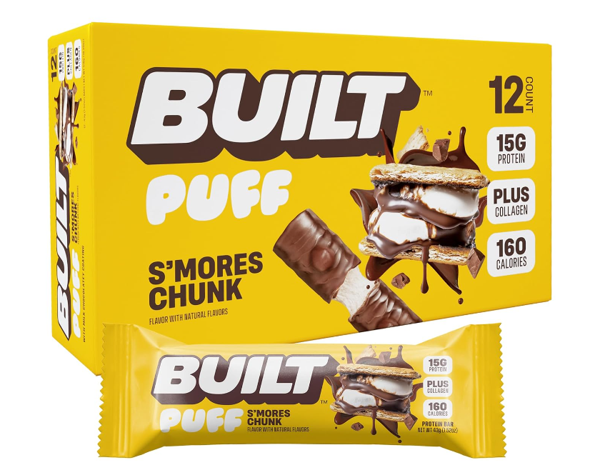 Built High Protein Puff - S'Mores Chunk - 12/Box