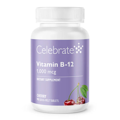 Celebrate Vitamins - B12 Quick Melt - Cherry - 90 Count