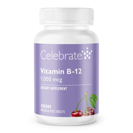 Celebrate Vitamins - B12 Quick Melt - Cherry - 90 Count