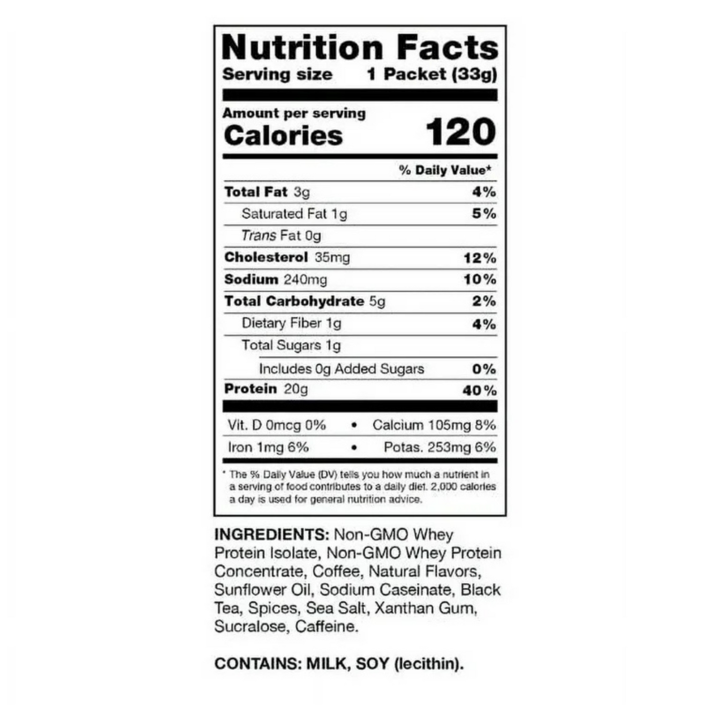 Chike Nutrition High Protein Iced Coffee - Chai Latte - Single