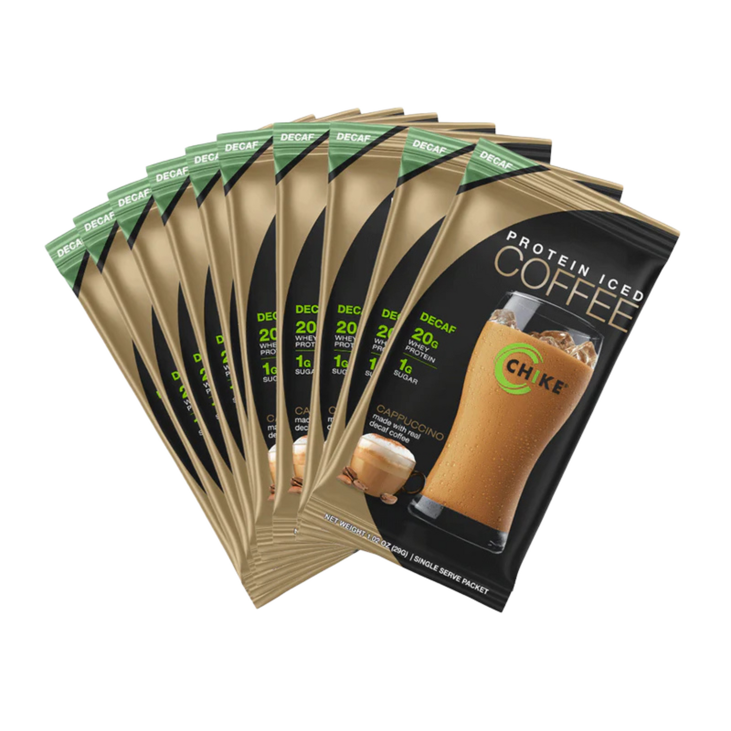 Chike Nutrition High Protein Iced Coffee - Decaf Cappuccino - Single