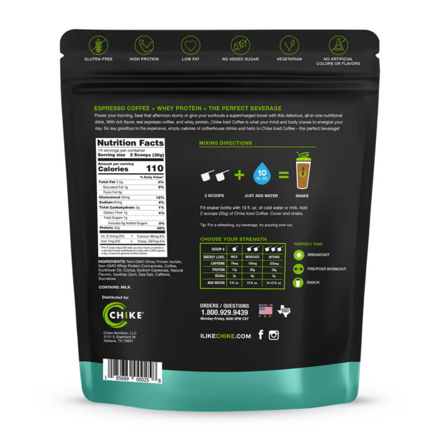 Chike Nutrition High Protein Iced Coffee - Mocha Mint