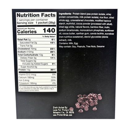 ProteinWise - Chocolate Chip Micro-Cake Mix - 7/Box