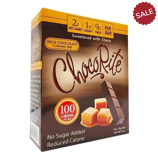 HealthSmart ChocoRite Milk Chocolate Caramel Bar - 5 Bars