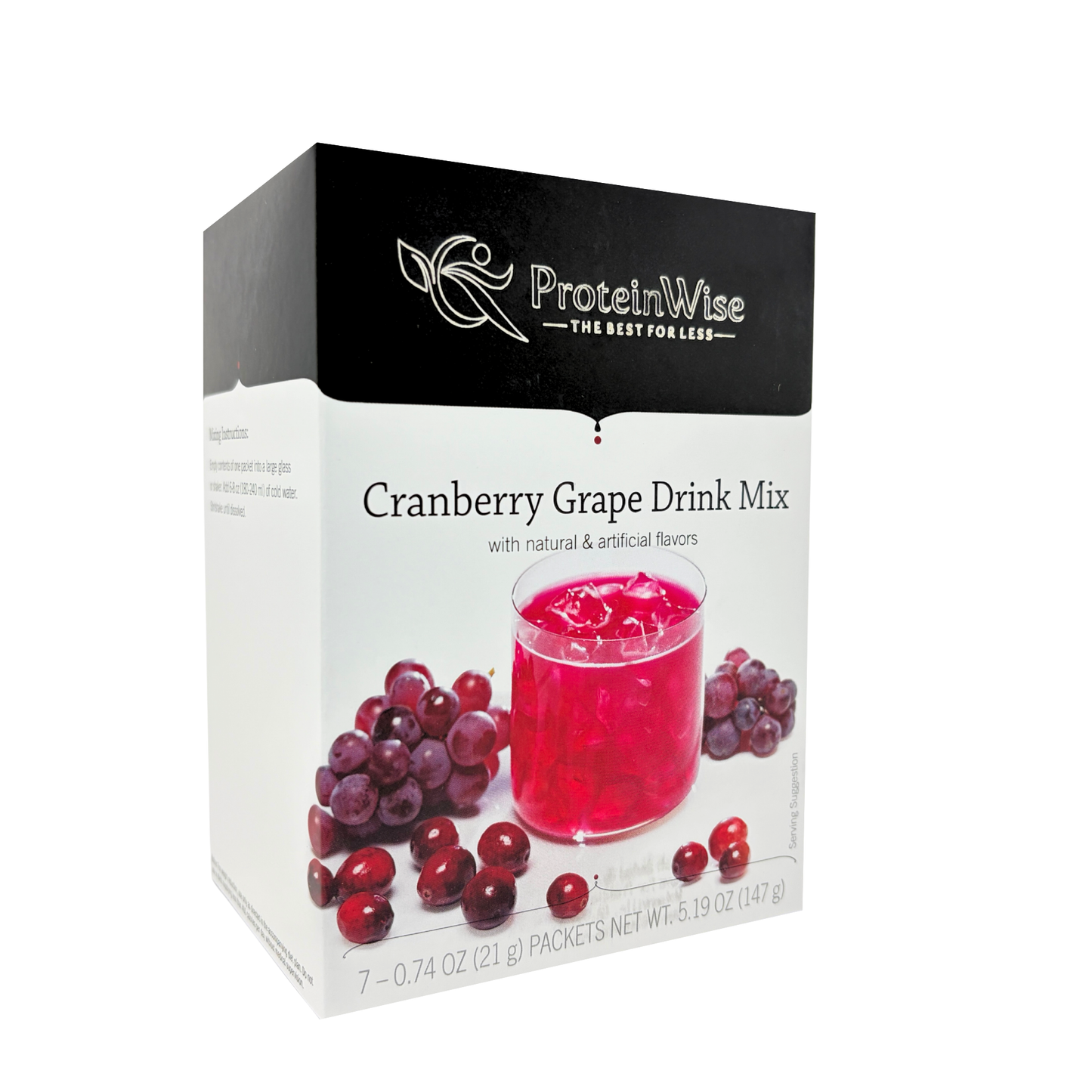 ProteinWise - Cranberry Grape Fruit Drink Mix - 7/Box