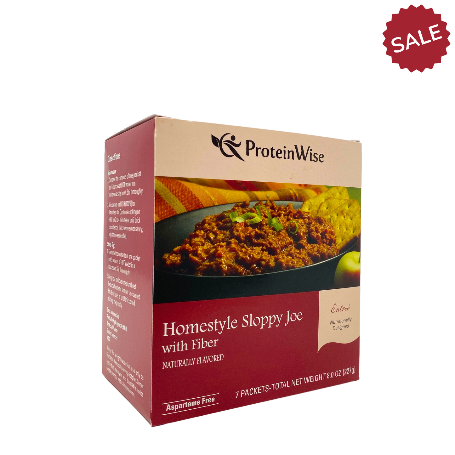 ProteinWise - Homestyle Sloppy Joe with Fiber - 7/Box