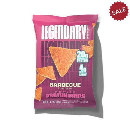 Legendary Foods - Popped Protein Chips - Barbecue - 1 Bag