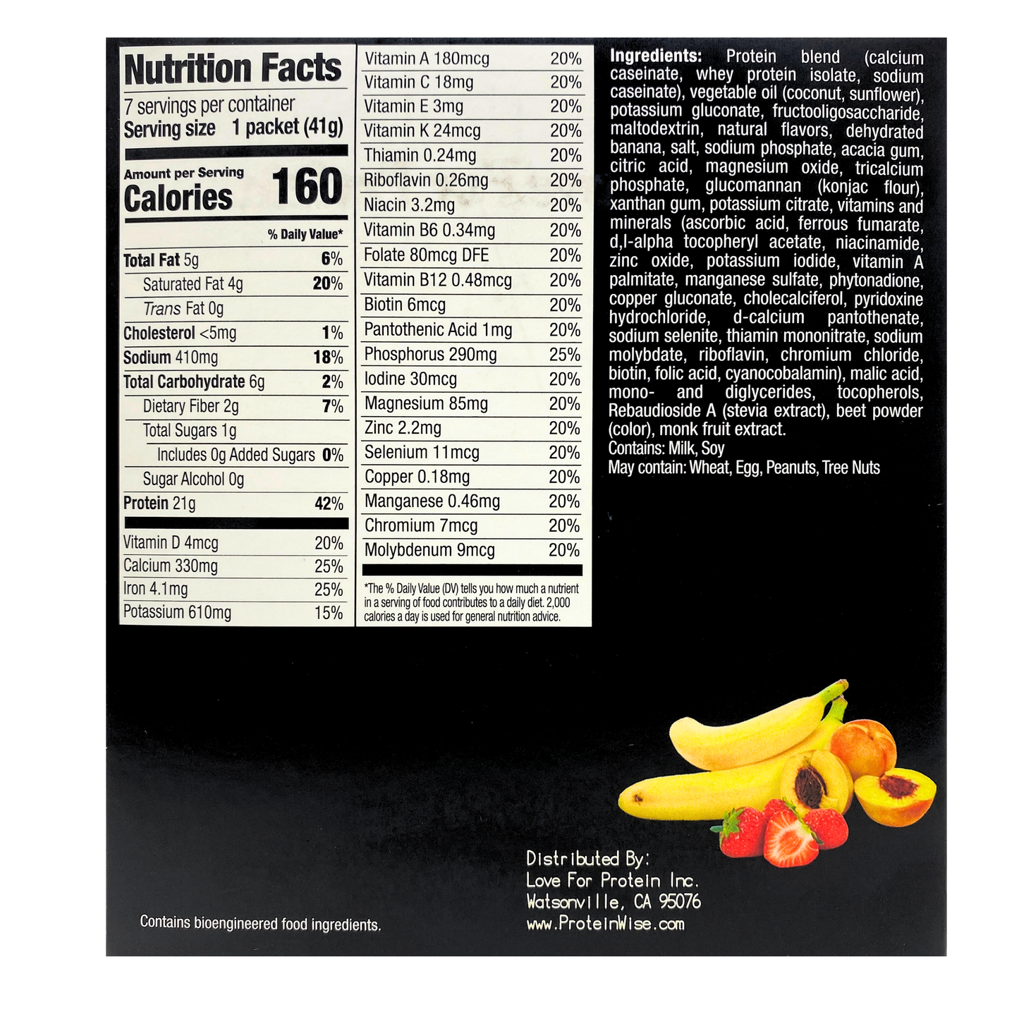 Love For Protein - VLC California Dreaming Smoothie Mix - 7/Box