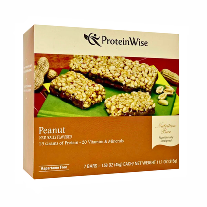 Proteinwise - Peanut Nutrition Bar - 7/Box