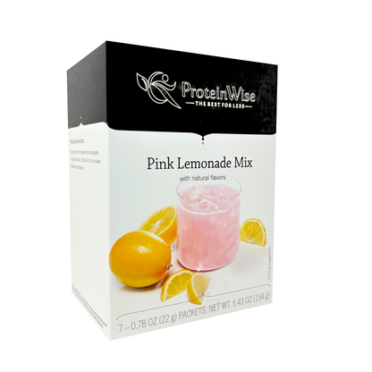 ProteinWise - Pink Lemonade Fruit Drink Mix  - 7/Box