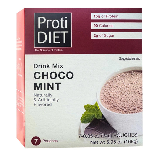 ProtiDiet - Choco MInt Hot Drink Mix - 7/Box