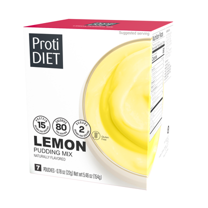 ProtiDiet - Lemon Protein Pudding Mix - 7/Box