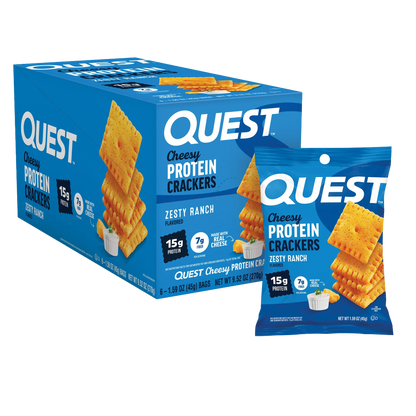 Quest - Cheese Crackers - Zesty Ranch - 6/Box