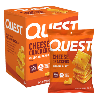 Quest - Cheese Crackers - Cheddar Blast - 4/Box