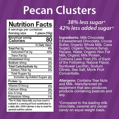 HealthSmart - Sweet Nothings - Pecan Clusters - Pouches