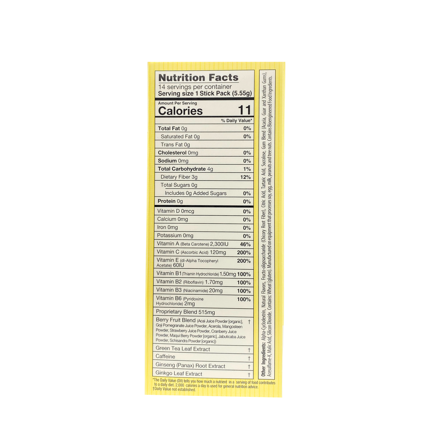 ProteinWise - Meta Booster Thermogenic Antioxidant Drink Mix - Orange- 14 Stick Packs