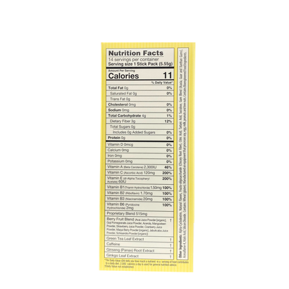 ProteinWise - Meta Booster Thermogenic Antioxidant Drink Mix - Orange- 14 Stick Packs