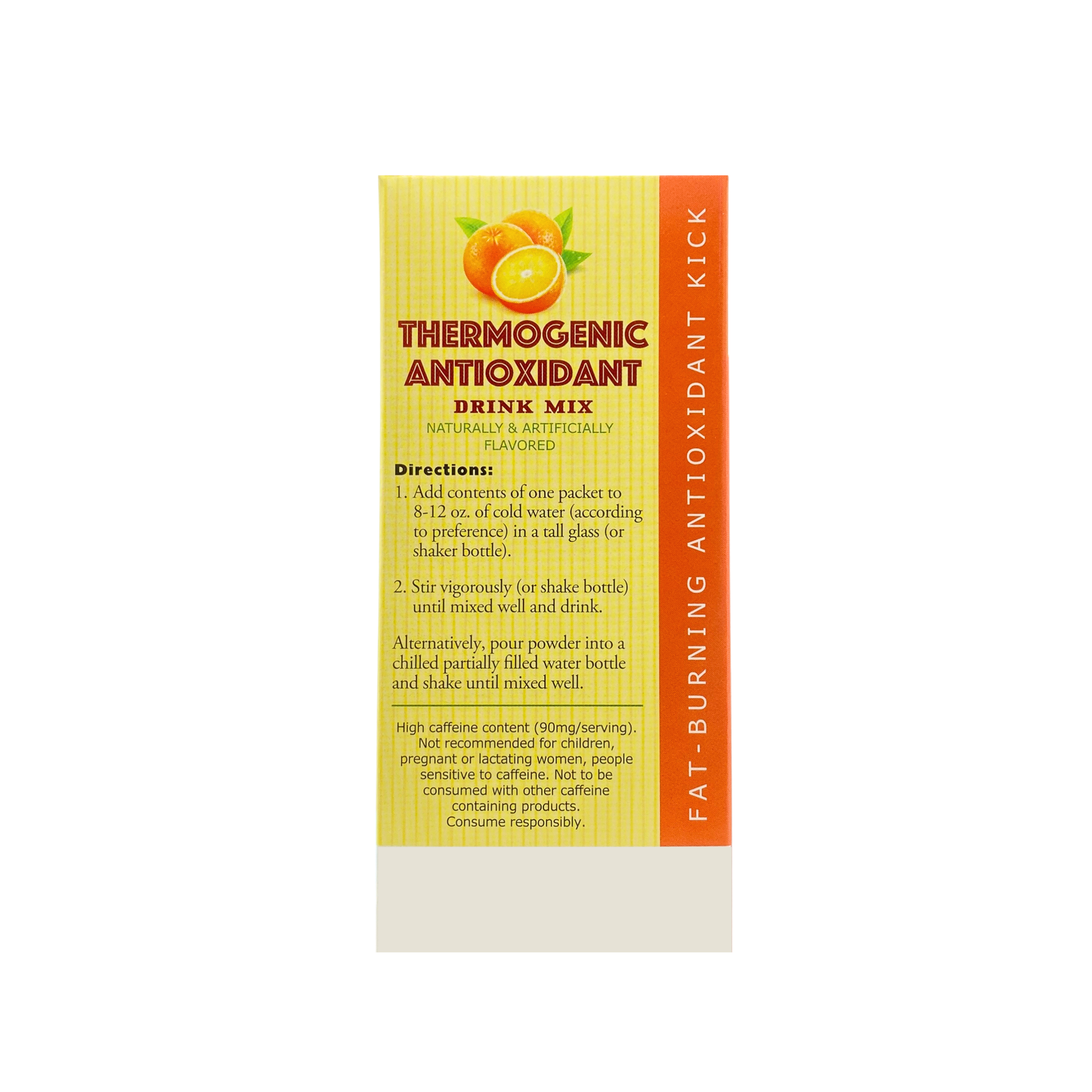 ProteinWise - Meta Booster Thermogenic Antioxidant Drink Mix - Orange- 14 Stick Packs