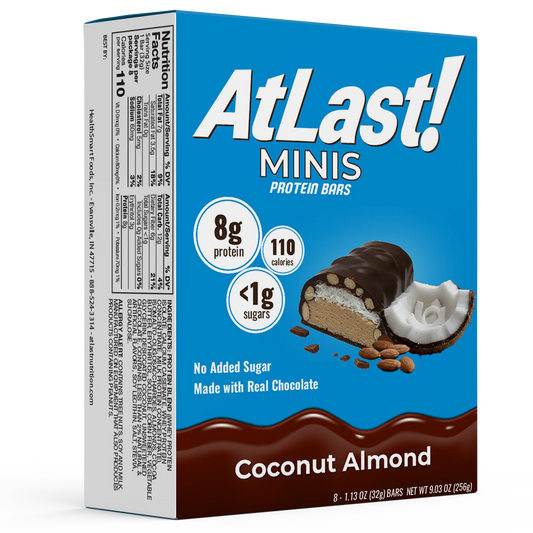 At Last! Minis Protein Bars - Coconut Almond - 8/Box