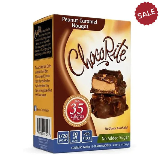 HealthSmart ChocoRite Peanut Caramel Nougat - 12 Pack