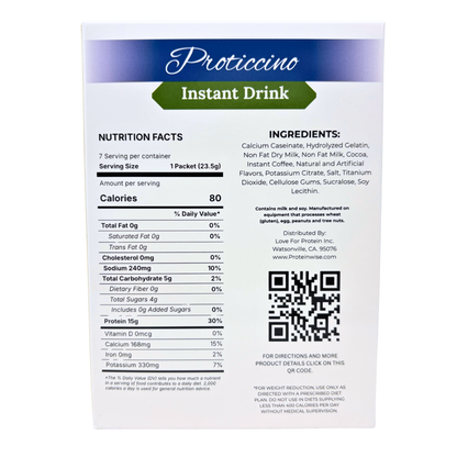 ProteinWise - Instant Proticcino Protein Drink - 7/Box