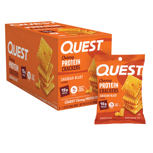 Quest - Cheese Crackers - Cheddar Blast - 6/Box