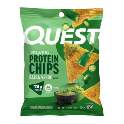Quest Protein Tortilla Chips - Salsa Verde - Single Bag