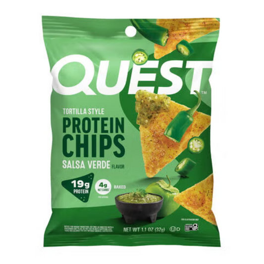 Quest Protein Tortilla Chips - Salsa Verde - Single Bag