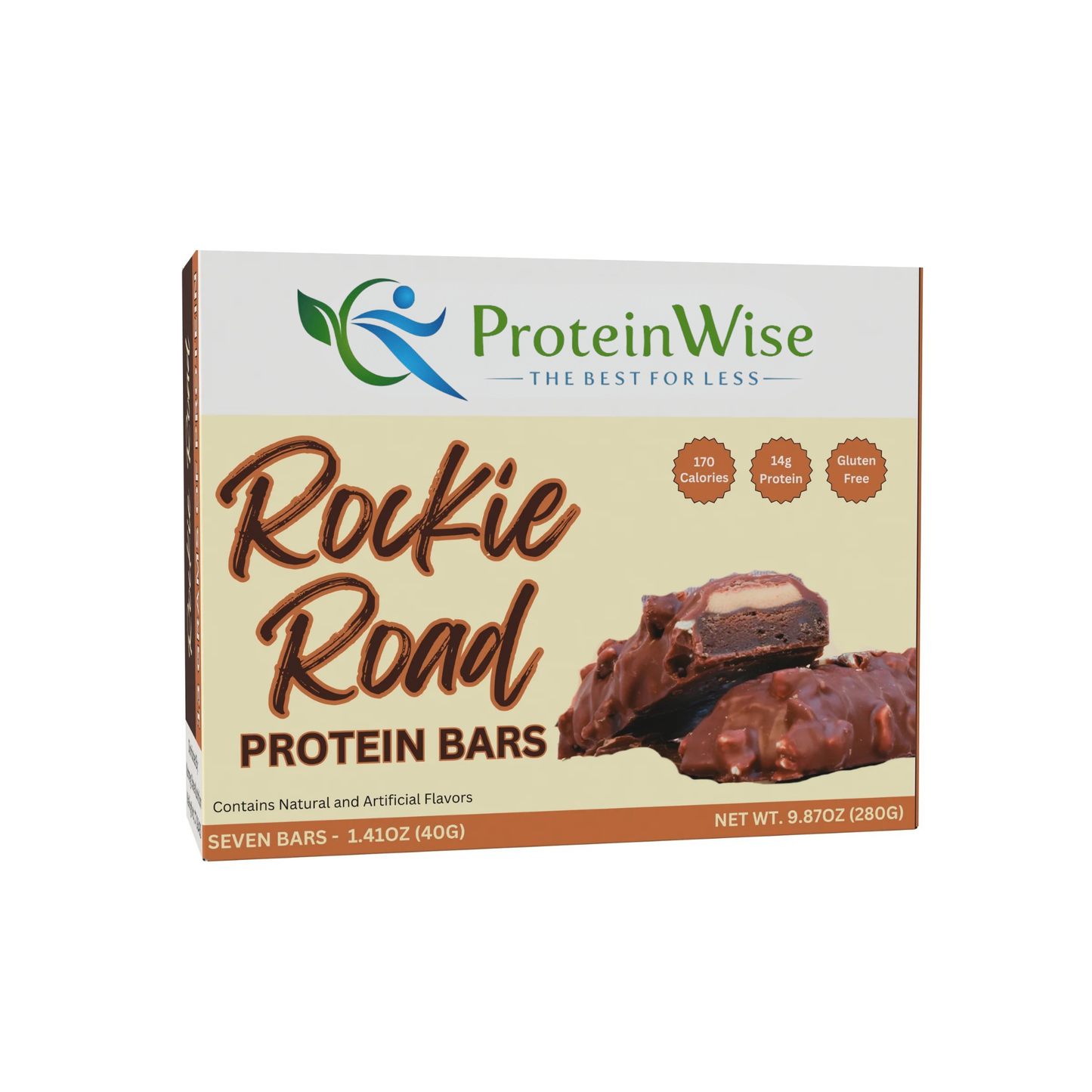 ProteinWise - Rockie Road Protein Bar - 7 Bars