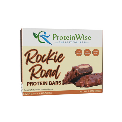 ProteinWise - Rockie Road Protein Bar - 7 Bars