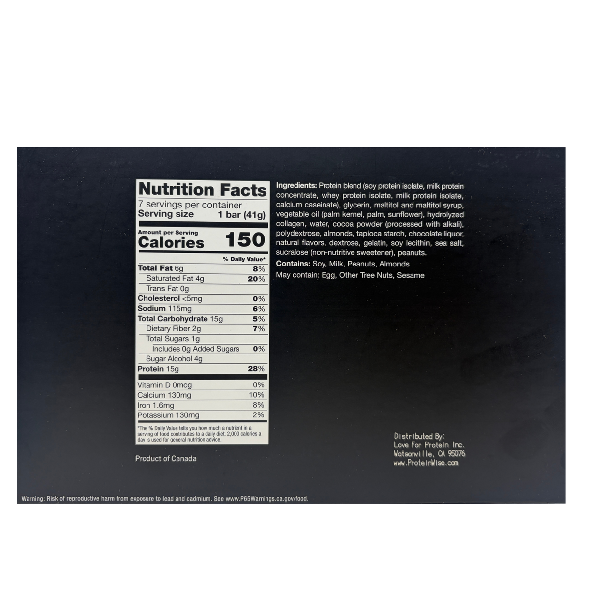 ProteinWise - Rocky Road Protein Bars - 7/Box
