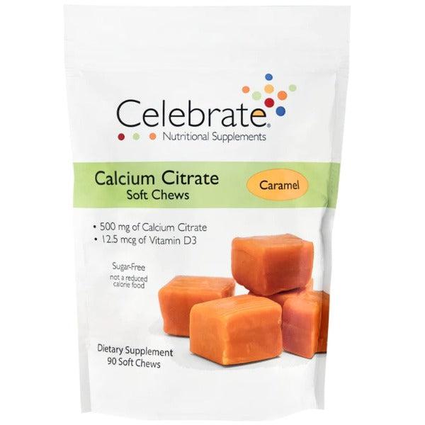 Celebrate - Calcium Soft Chew - Caramel -  500mg - 90 Count