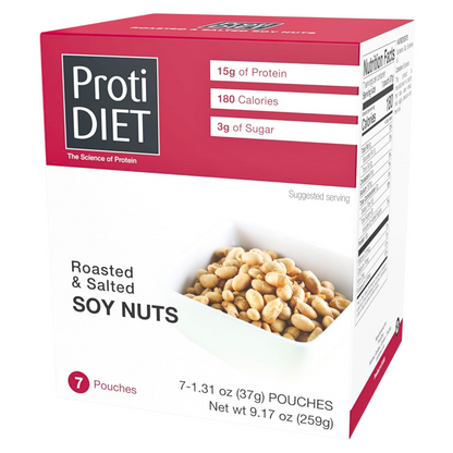 ProtiDiet - Roasted & Salted Soy Nuts - 7/Box