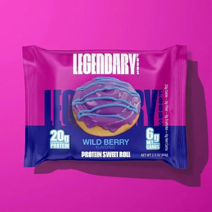 Legendary Foods - Sweet Roll - Wild Berry - Single