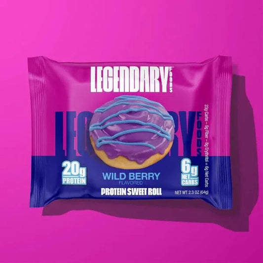 Legendary Foods - Sweet Roll - Wild Berry - Single