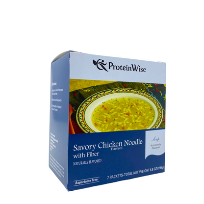 ProteinWise - Savory Chicken Noodle Soup - 7/Box