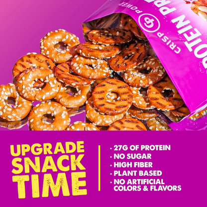 Crisp Power Protein Pretzels - Sesame - Single Bag