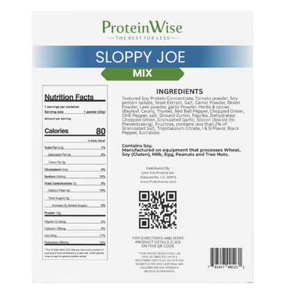 ProteinWise - Sloppy Joe Mix - 7/Box