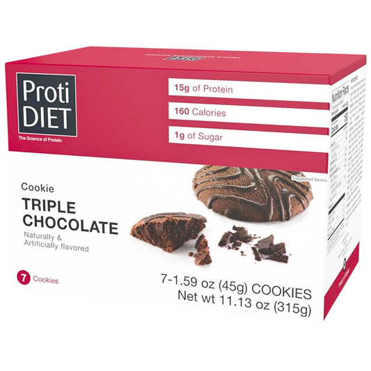 ProtiDiet - Protein Triple Chocolate Cookies - 7/Box