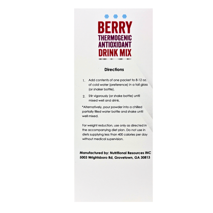 ProteinWise - Meta Booster Thermogenic Antioxidant Drink Mix - Berry- 14 Stick Packs