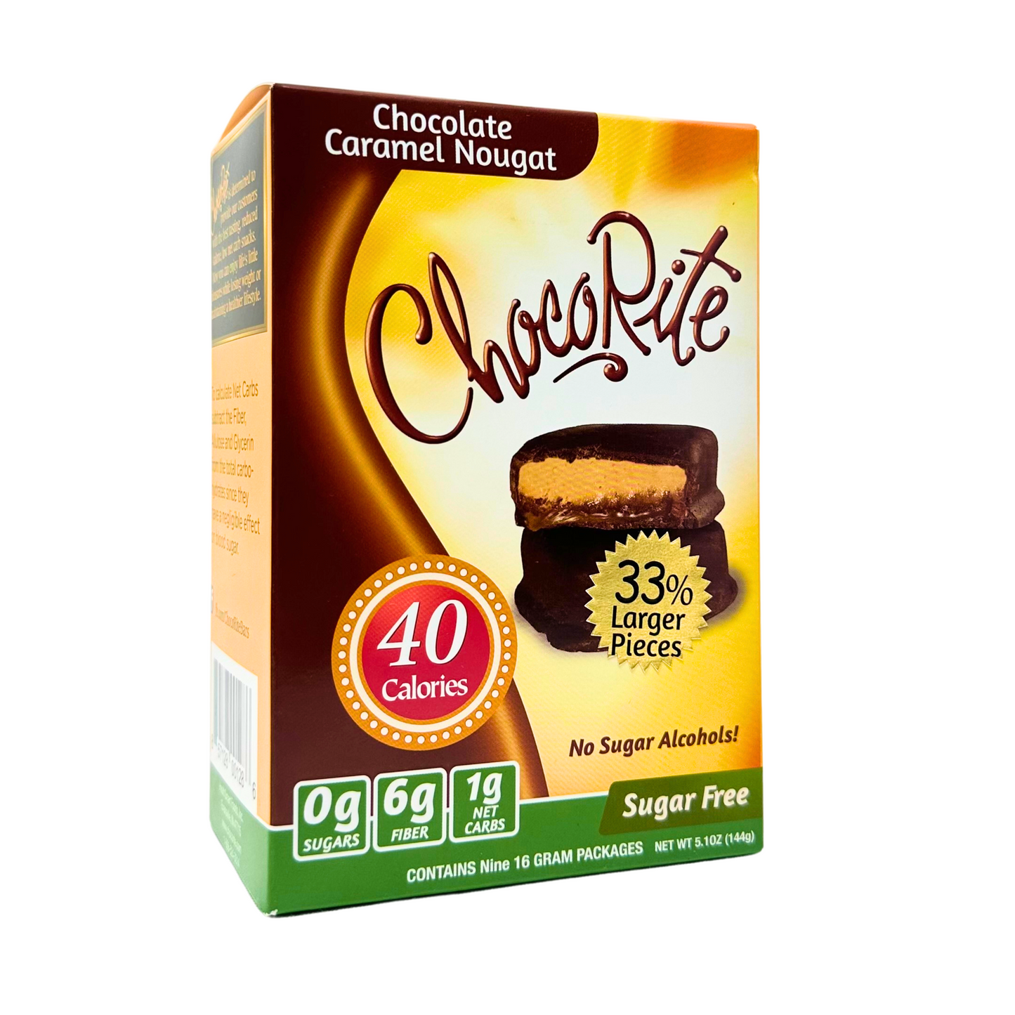 HealthSmart ChocoRite Chocolate Caramel Nougat - 9 Pack