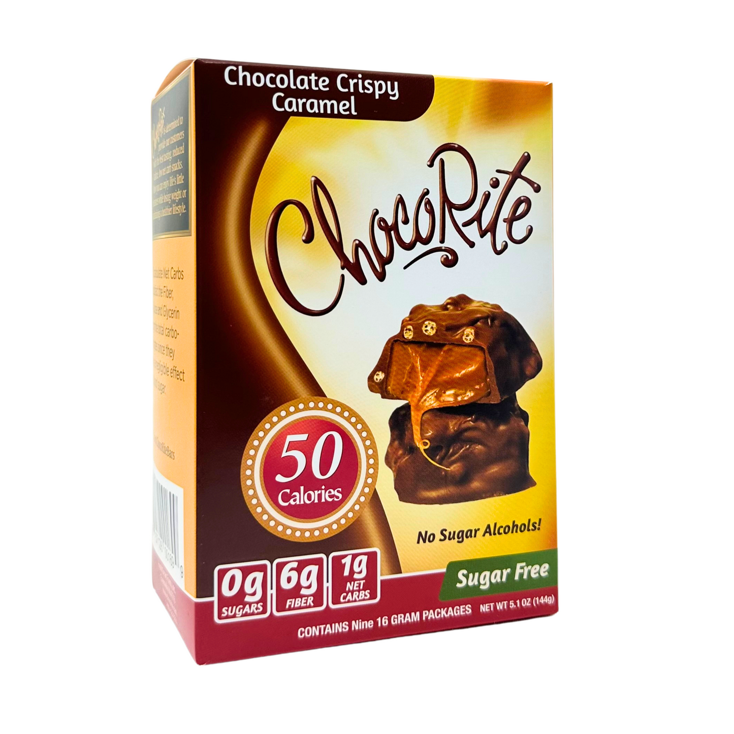 HealthSmart ChocoRite Chocolate Crispy Caramel Clusters - 9 Pack